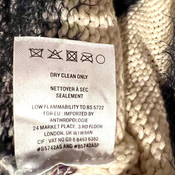 Tabitha Anthropologie Striped Eyelash Sweater - Picture 9 of 10